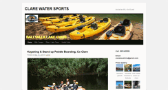 Desktop Screenshot of clarewatersports.com